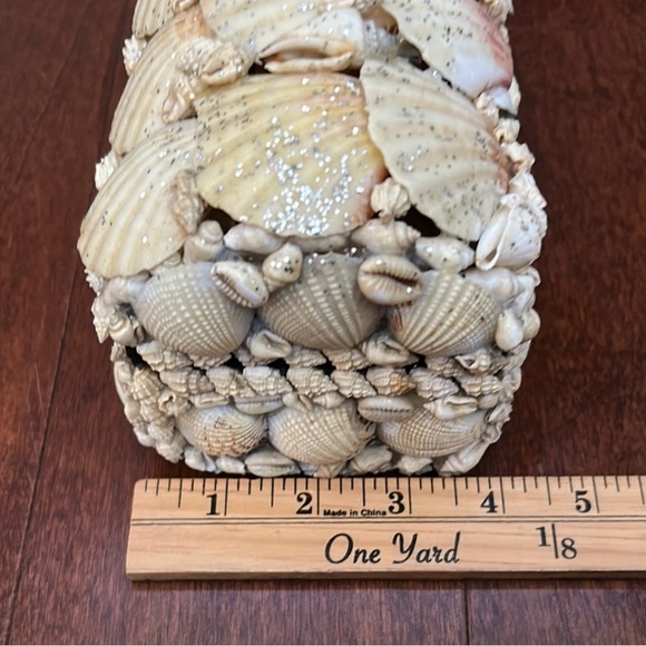 Vintage Shell-Embellished Jewelry Box - Picture 14 of 15